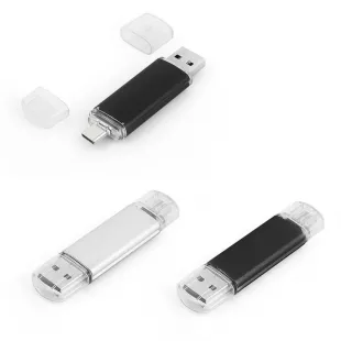 16 GB  OTG ÖZELLİKLİ METAL USB BELLEK